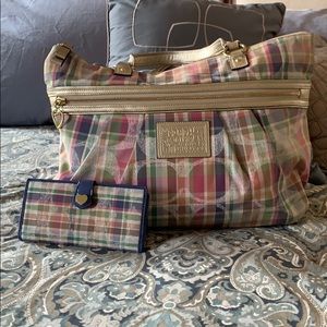 Coach bag and wallet
